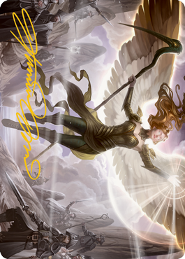 Sigarda's Splendor Art Card (Gold-Stamped Signature) [Innistrad: Midnight Hunt Art Series] | Play N Trade Winnipeg