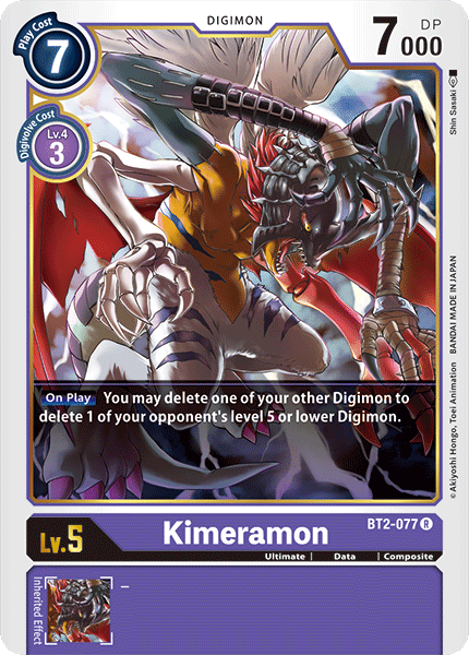 Kimeramon [BT2-077] [Release Special Booster Ver.1.0] | Play N Trade Winnipeg