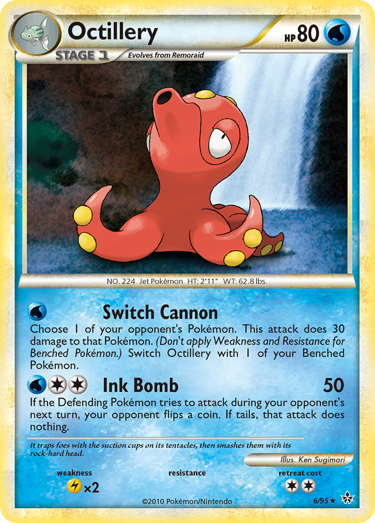 Octillery (6/95) [HeartGold & SoulSilver: Unleashed] | Play N Trade Winnipeg