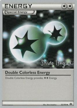 Double Colorless Energy (92/99) (Terraki-Mewtwo - Shuto Itagaki) [World Championships 2012] | Play N Trade Winnipeg