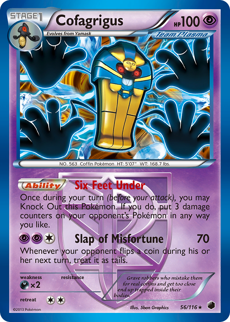 Cofagrigus (56/116) [Black & White: Plasma Freeze] | Play N Trade Winnipeg