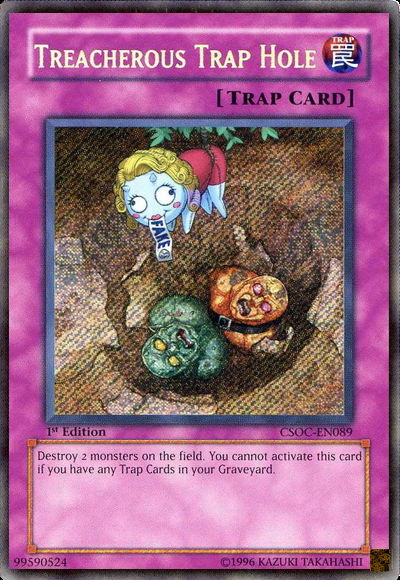 Treacherous Trap Hole [CSOC-EN089] Secret Rare | Play N Trade Winnipeg