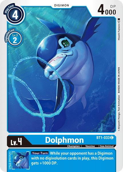 Dolphmon [BT1-033] [Release Special Booster Ver.1.0] | Play N Trade Winnipeg