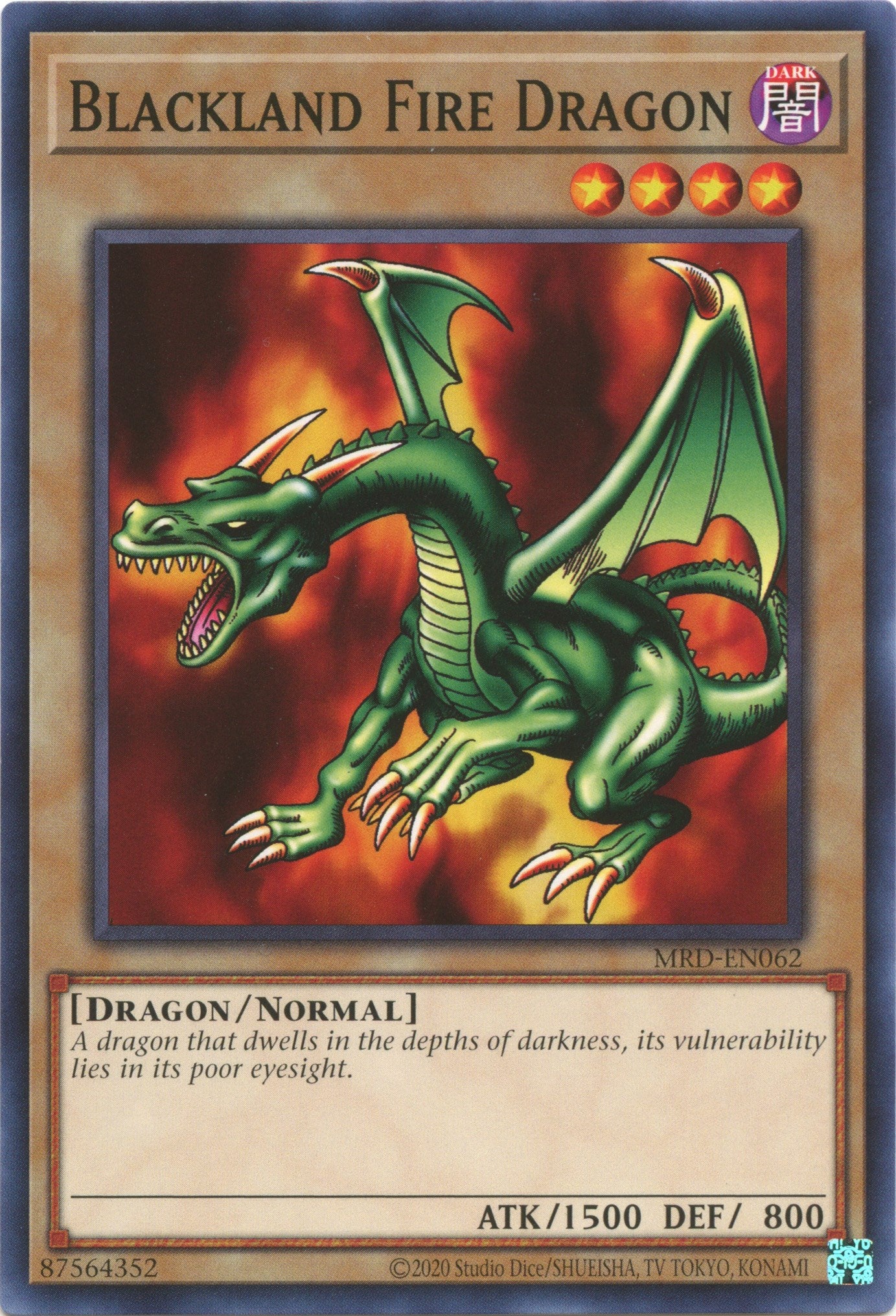 Blackland Fire Dragon (25th Anniversary) [MRD-EN062] Common | Play N Trade Winnipeg