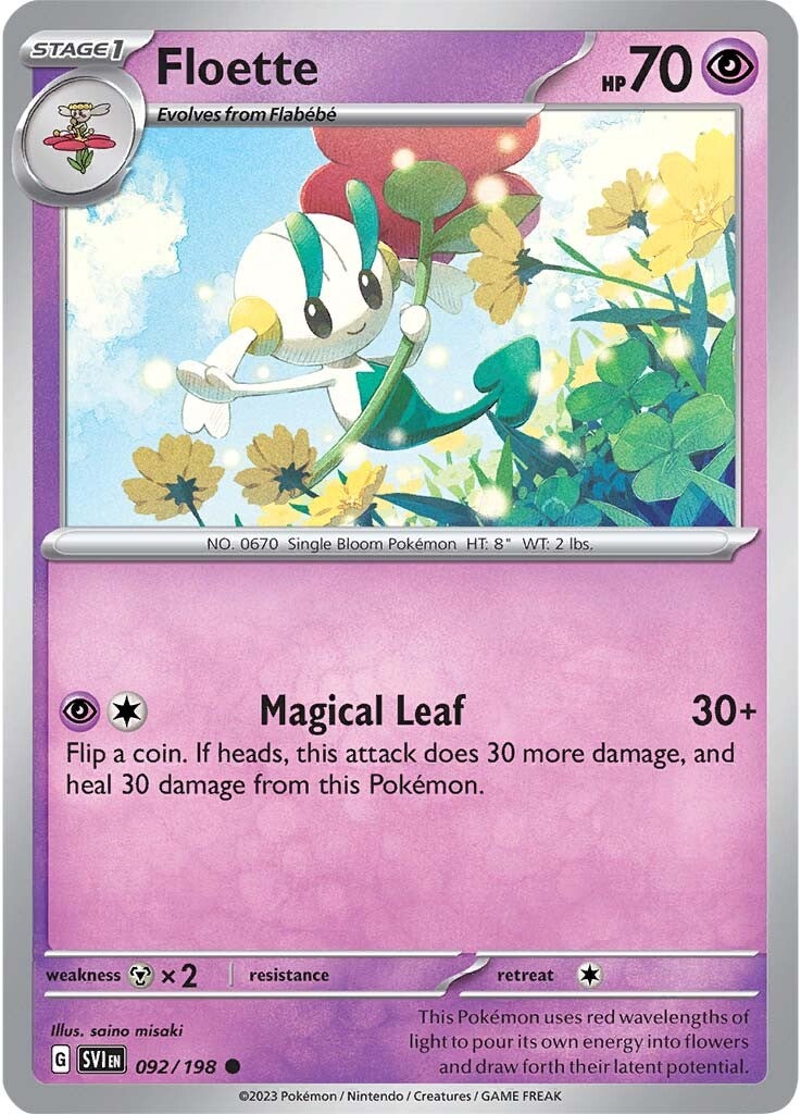 Floette (092/198) [Scarlet & Violet: Base Set] | Play N Trade Winnipeg