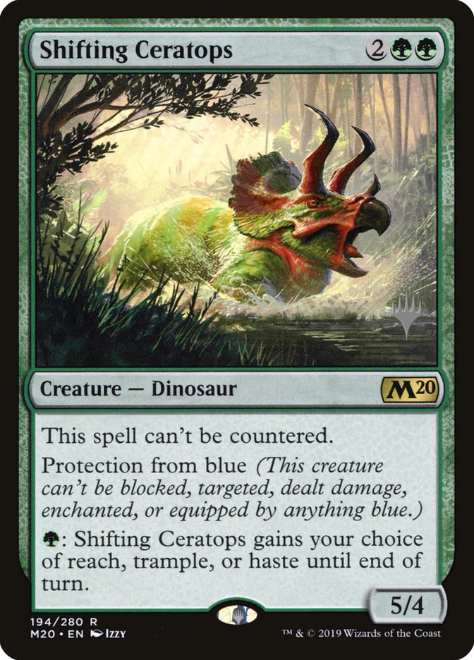 Shifting Ceratops (Promo Pack) [Core Set 2020 Promos] | Play N Trade Winnipeg