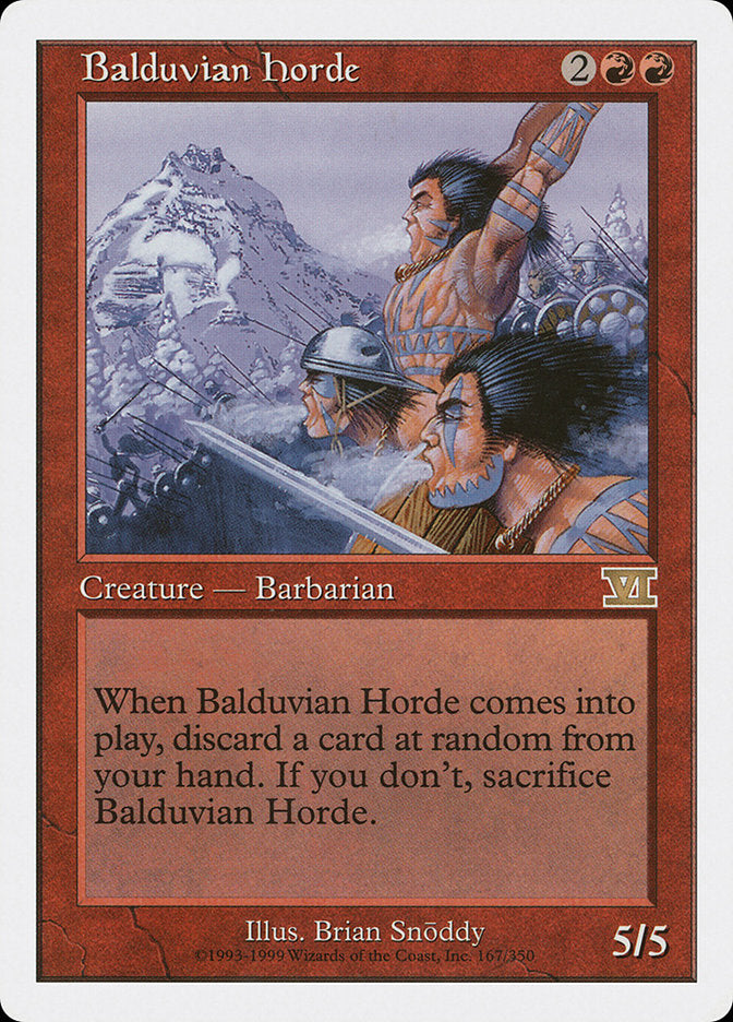 Balduvian Horde [Classic Sixth Edition] | Play N Trade Winnipeg