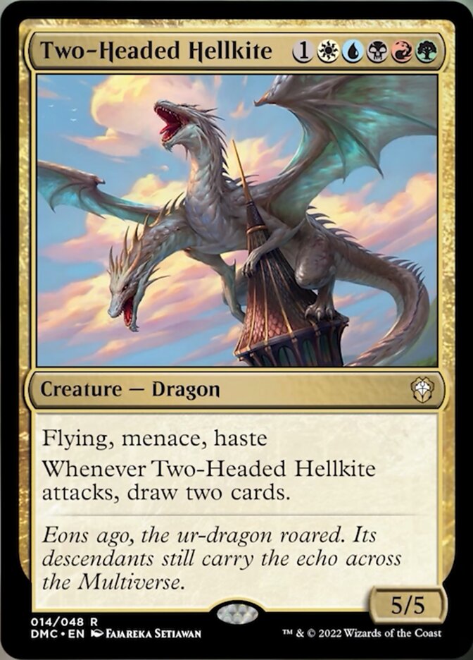 Two-Headed Hellkite [Dominaria United Commander] | Play N Trade Winnipeg