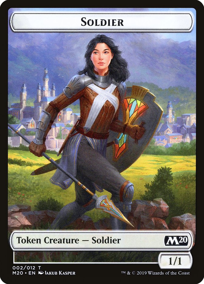 Soldier [Core Set 2020 Tokens] | Play N Trade Winnipeg