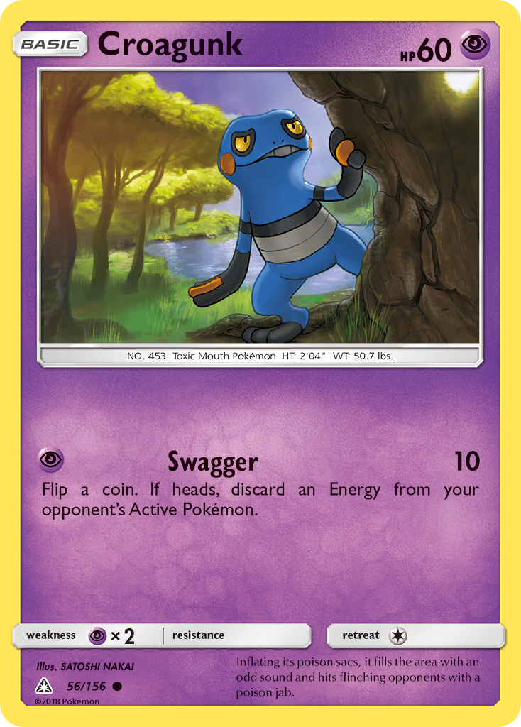 Croagunk (56/156) [Sun & Moon: Ultra Prism] | Play N Trade Winnipeg