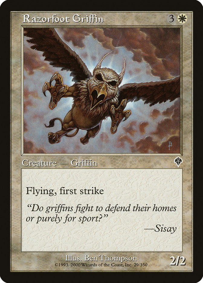 Razorfoot Griffin [Invasion] | Play N Trade Winnipeg