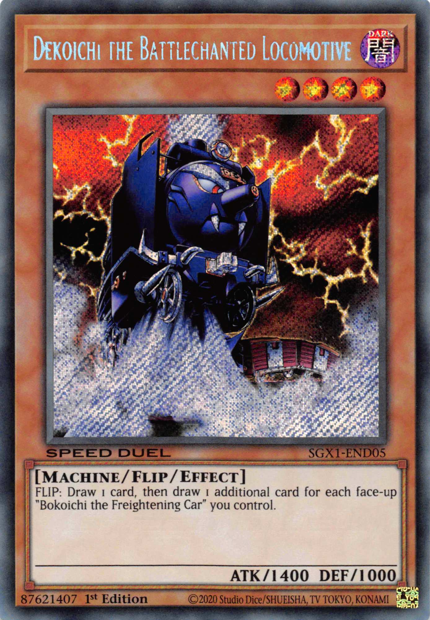 Dekoichi the Battlechanted Locomotive [SGX1-END05] Secret Rare | Play N Trade Winnipeg