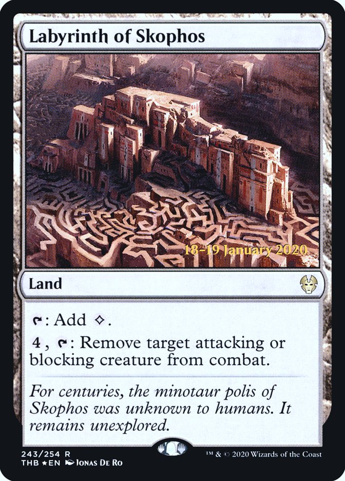 Labyrinth of Skophos [Theros Beyond Death Prerelease Promos] | Play N Trade Winnipeg
