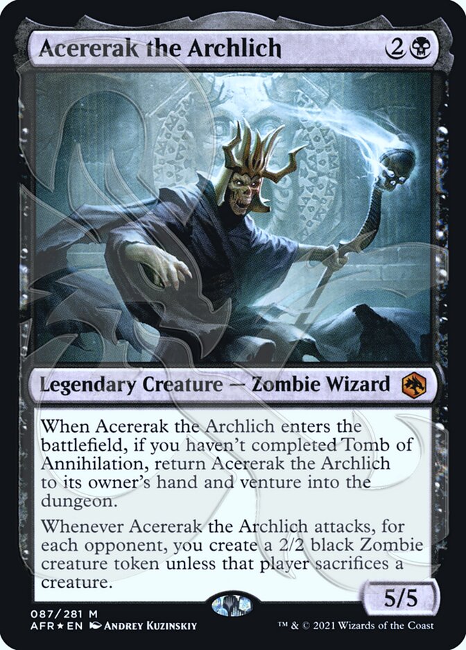 Acererak the Archlich (Ampersand Promo) [Dungeons & Dragons: Adventures in the Forgotten Realms Promos] | Play N Trade Winnipeg