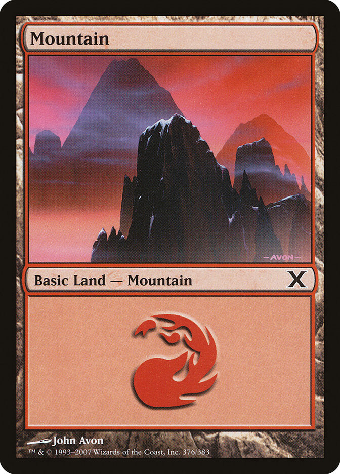 Mountain (376) [Tenth Edition] | Play N Trade Winnipeg