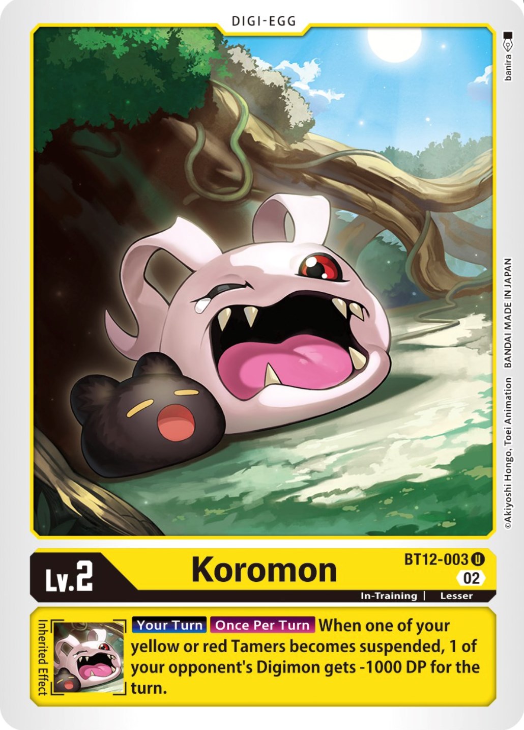 Koromon [BT12-003] [Across Time] | Play N Trade Winnipeg