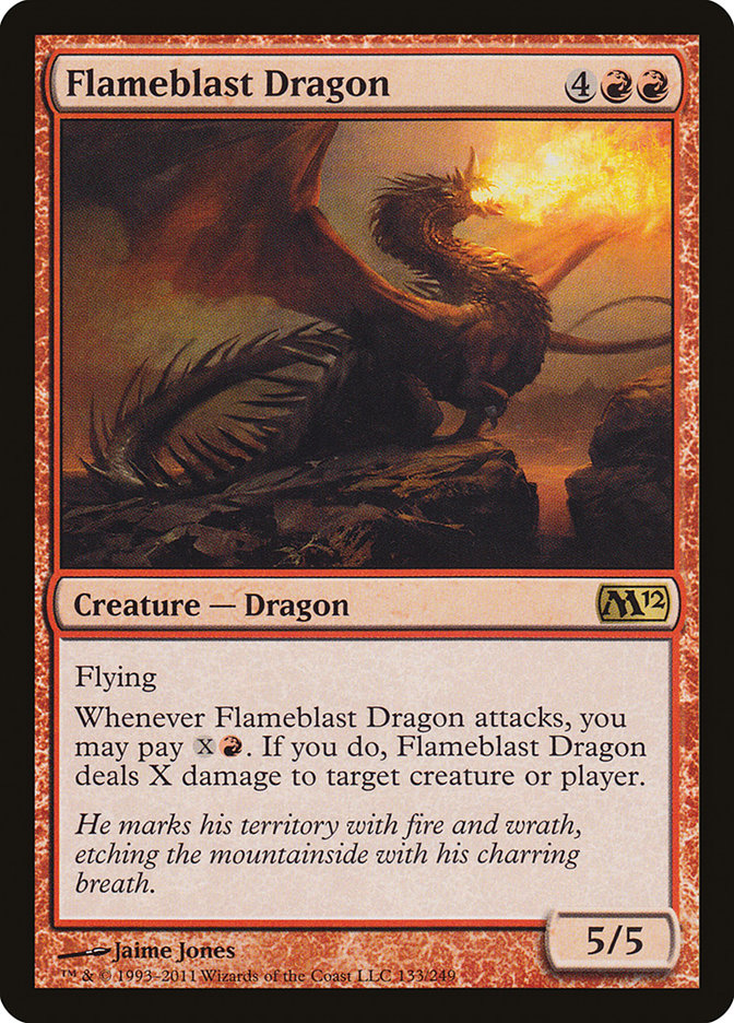 Flameblast Dragon [Magic 2012] | Play N Trade Winnipeg