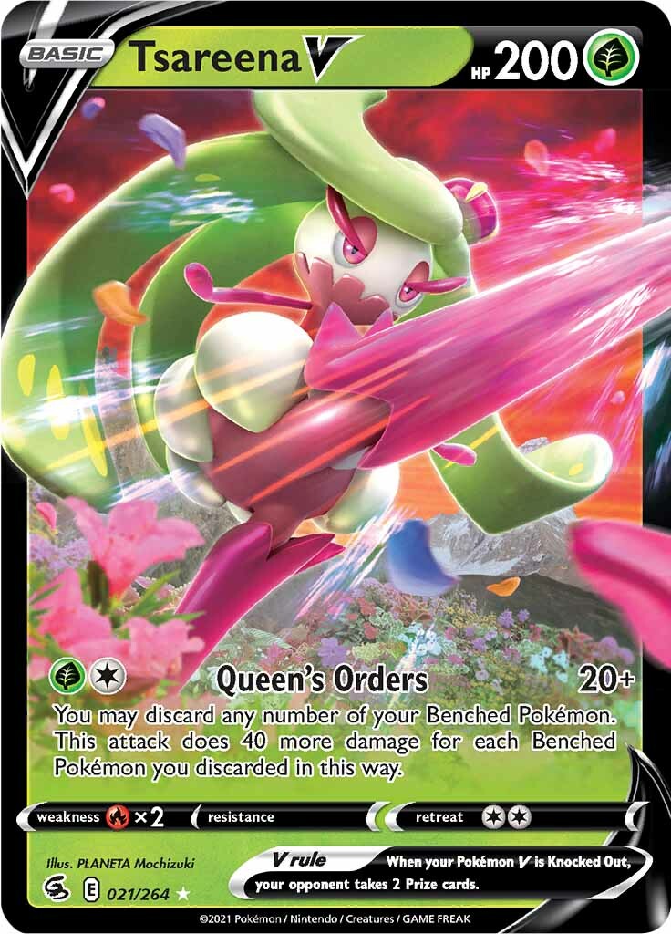 Tsareena V (021/264) [Sword & Shield: Fusion Strike] | Play N Trade Winnipeg