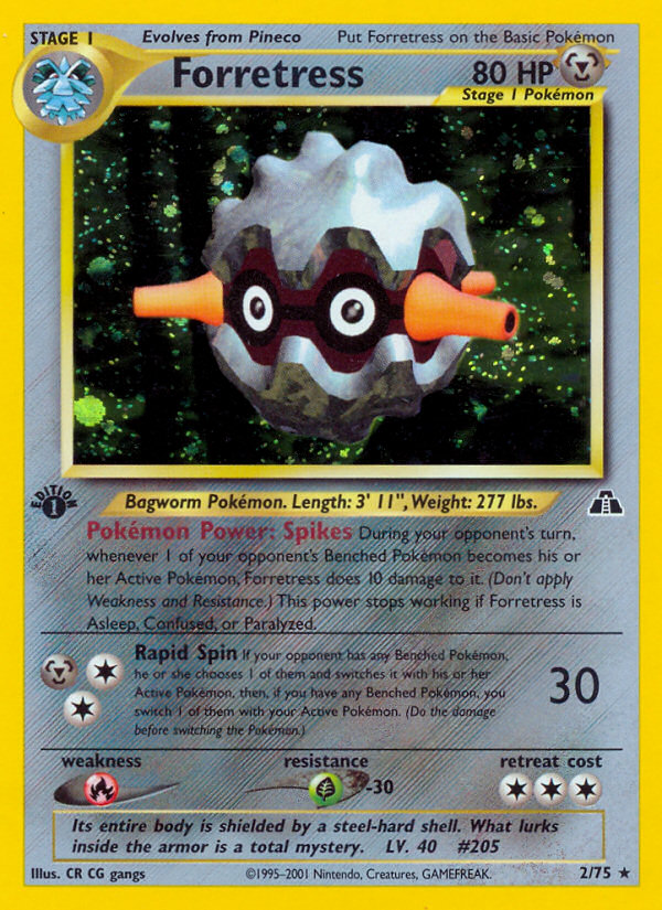 Forretress (2/75) [Neo Discovery 1st Edition] | Play N Trade Winnipeg