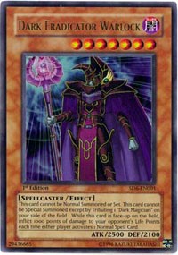 Dark Eradicator Warlock [SD6-EN001] Ultra Rare | Play N Trade Winnipeg