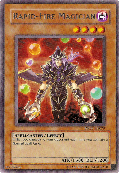 Rapid-Fire Magician [DR04-EN079] Rare | Play N Trade Winnipeg