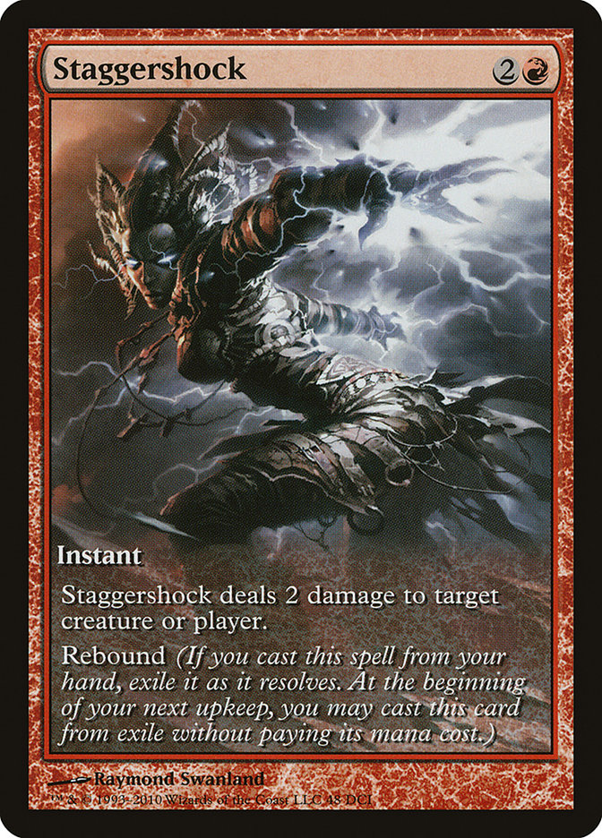 Staggershock (Game Day) (Extended) [Rise of the Eldrazi Promos] | Play N Trade Winnipeg