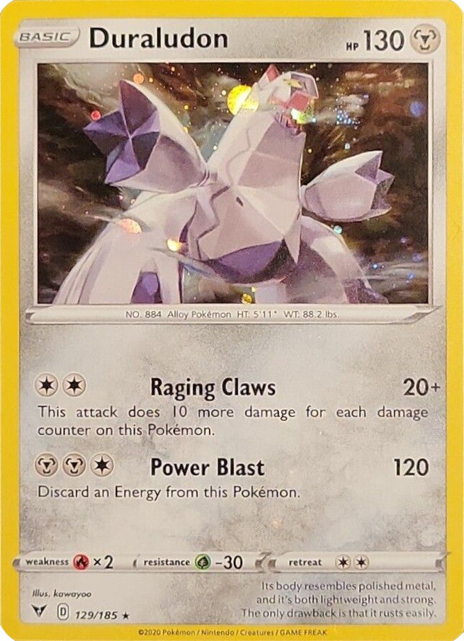 Duraludon (129/185) (Cosmos Holo) [Sword & Shield: Vivid Voltage] | Play N Trade Winnipeg