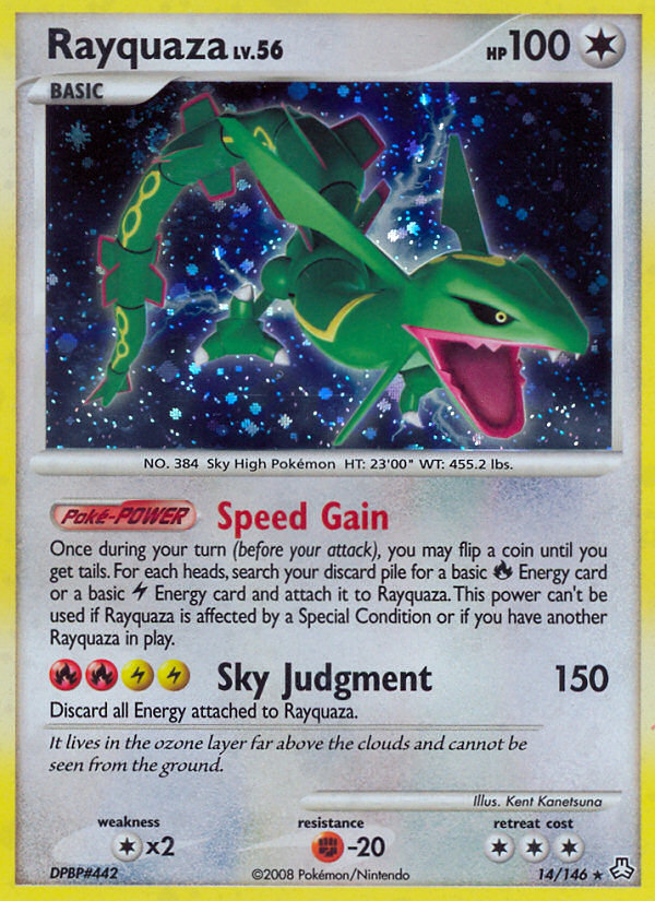 Rayquaza (14/146) [Diamond & Pearl: Legends Awakened] | Play N Trade Winnipeg