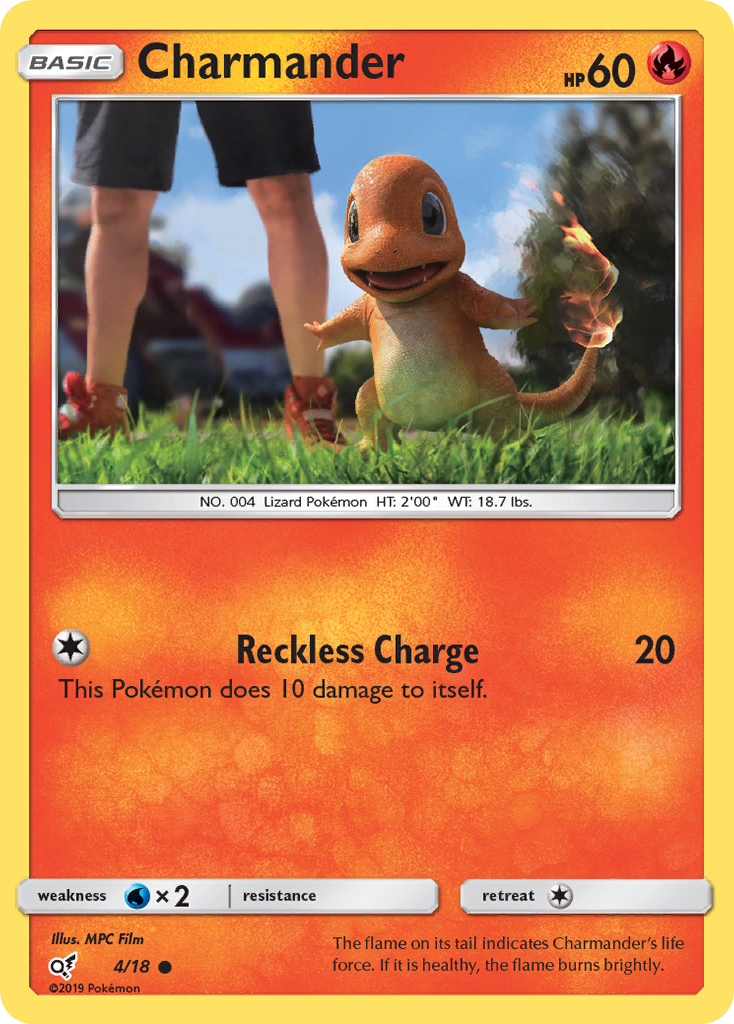 Charmander (4/18) [Sun & Moon: Detective Pikachu] | Play N Trade Winnipeg