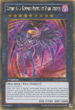 Number C40: Gimmick Puppet of Dark Strings [PGLD-EN020] Gold Secret Rare | Play N Trade Winnipeg