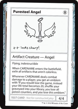 Puresteel Angel (2021 Edition) [Mystery Booster Playtest Cards] | Play N Trade Winnipeg