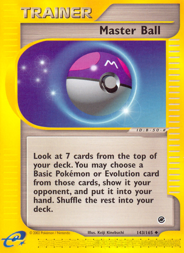 Master Ball (143/165) [Expedition: Base Set] | Play N Trade Winnipeg