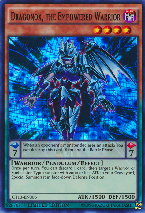 Dragonox, the Empowered Warrior [CT13-EN006] Super Rare | Play N Trade Winnipeg