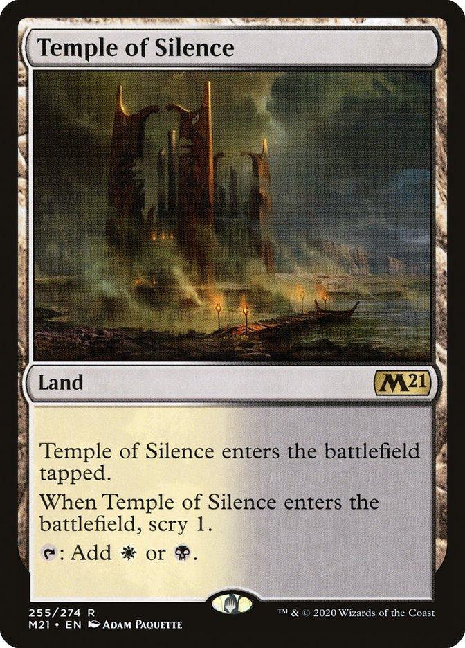 Temple of Silence [Core Set 2021] | Play N Trade Winnipeg