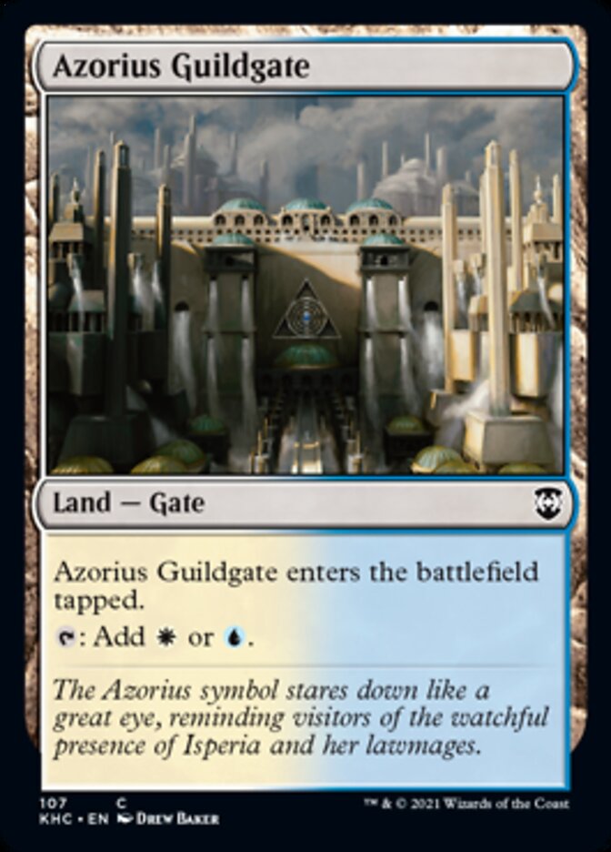 Azorius Guildgate [Kaldheim Commander] | Play N Trade Winnipeg