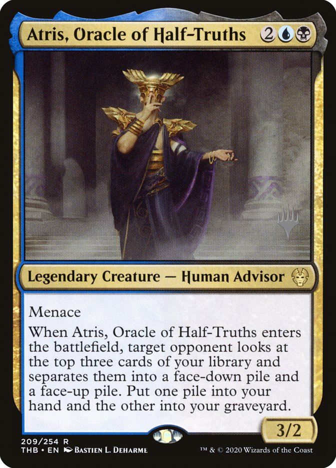 Atris, Oracle of Half-Truths (Promo Pack) [Theros Beyond Death Promos] | Play N Trade Winnipeg