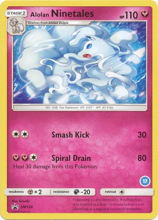 Alolan Ninetales (SM128) (Deck Exclusive #17) [Sun & Moon: Trainer Kit - Alolan Ninetales] | Play N Trade Winnipeg