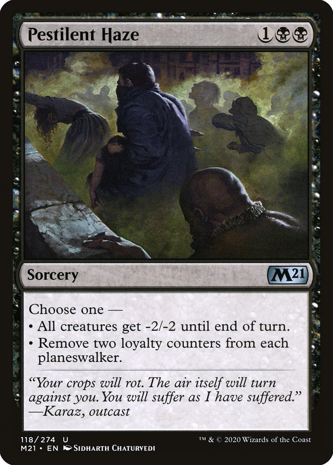 Pestilent Haze [Core Set 2021] | Play N Trade Winnipeg