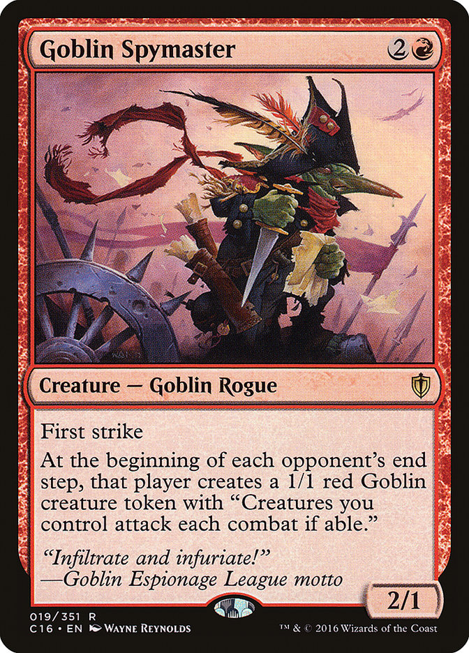 Goblin Spymaster [Commander 2016] | Play N Trade Winnipeg