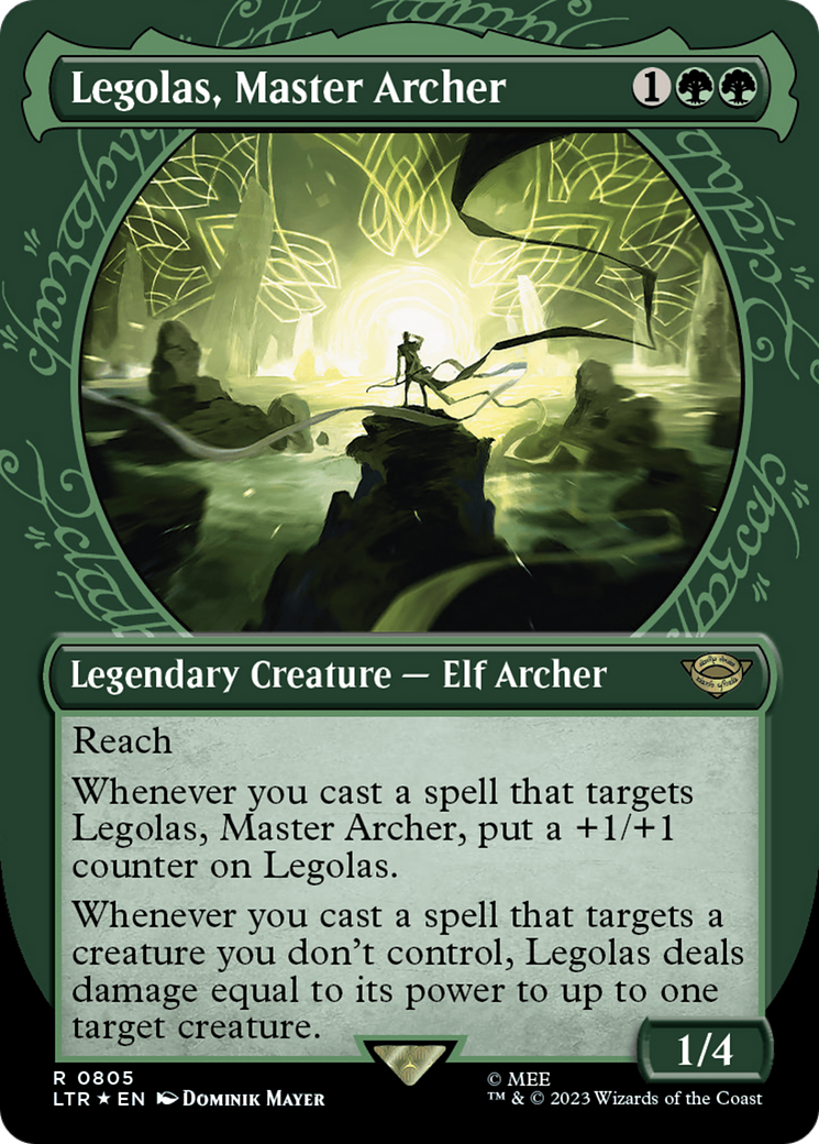 Legolas, Master Archer (Showcase) (Surge Foil) [The Lord of the Rings: Tales of Middle-Earth] | Play N Trade Winnipeg