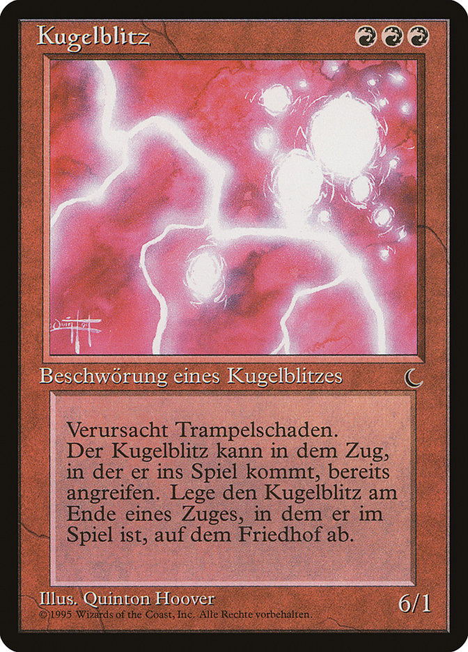 Ball Lightning (German) - "Kugelblitz" [Renaissance] | Play N Trade Winnipeg