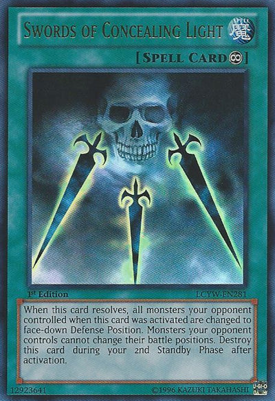 Swords of Concealing Light [LCYW-EN281] Ultra Rare | Play N Trade Winnipeg