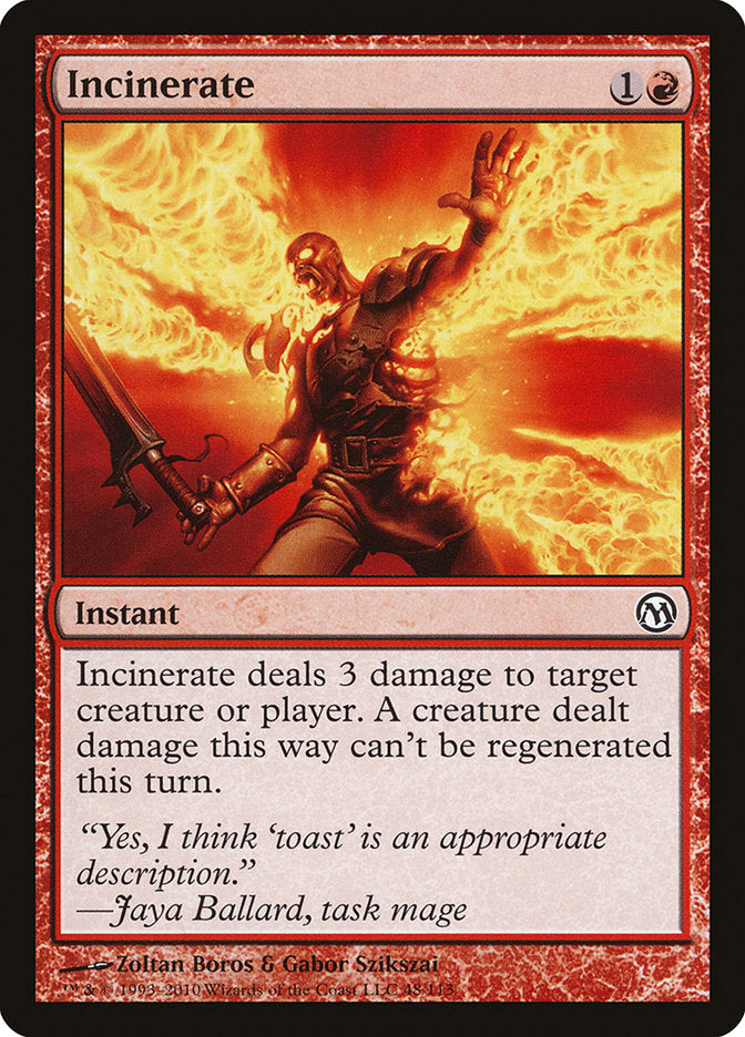 Incinerate [Duels of the Planeswalkers] | Play N Trade Winnipeg