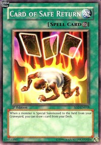 Card of Safe Return [SD2-EN018] Common | Play N Trade Winnipeg