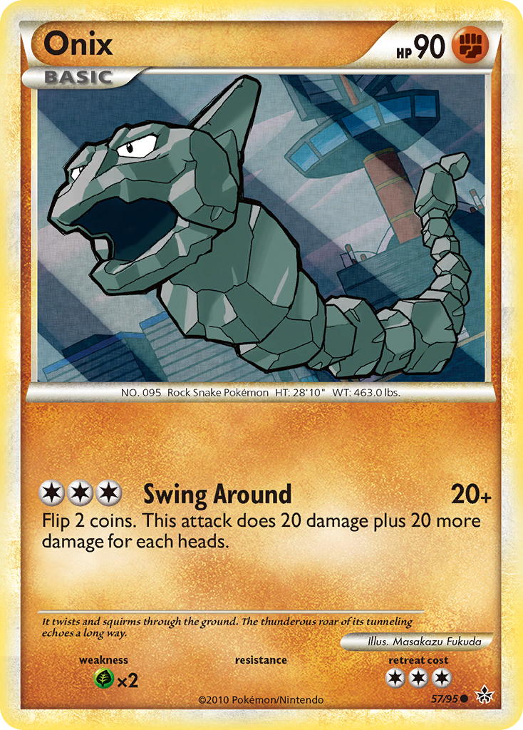 Onix (57/95) [HeartGold & SoulSilver: Unleashed] | Play N Trade Winnipeg