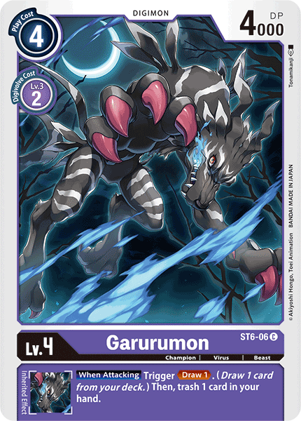 Garurumon [ST6-06] [Starter Deck: Venomous Violet] | Play N Trade Winnipeg