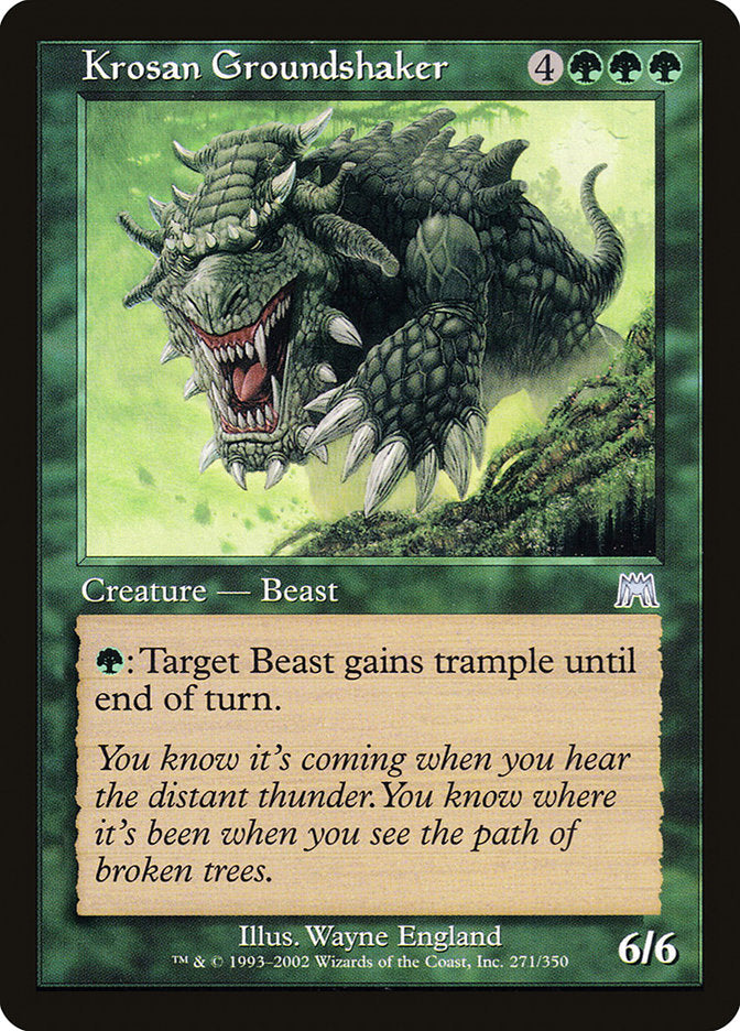 Krosan Groundshaker [Onslaught] | Play N Trade Winnipeg