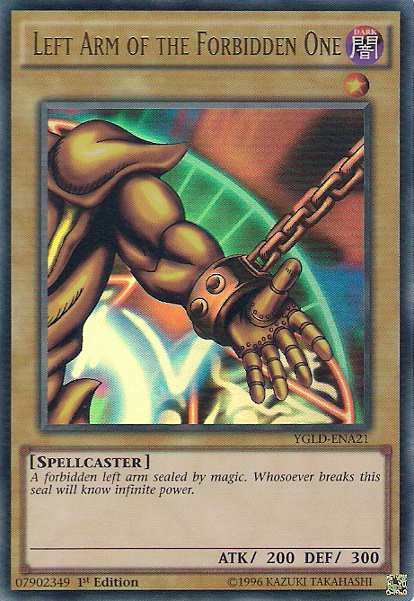 Left Arm of the Forbidden One [YGLD-ENA21] Ultra Rare | Play N Trade Winnipeg