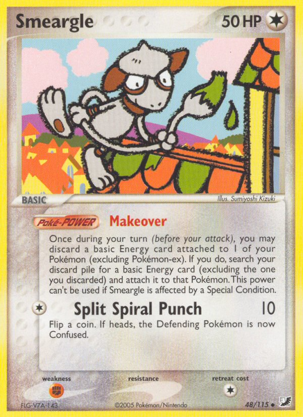 Smeargle (48/115) [EX: Unseen Forces] | Play N Trade Winnipeg