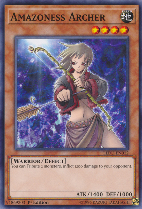 Amazoness Archer [LEDU-EN012] Common | Play N Trade Winnipeg